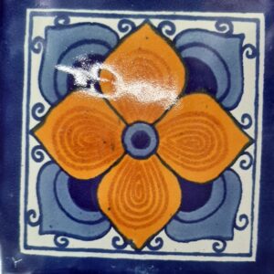 Costia La Fuen on Cream Gloss Talavera Tile