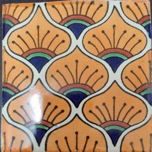 Yellow Lyrebird Gloss Talavera Tile