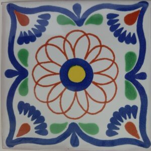 Velez on White Gloss Talavera Tile