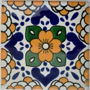 Multi Colour El Cide Gloss Talavera Tile