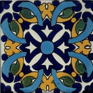 Blue Doncella Gloss Talavera Tile