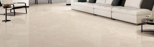 Marfil Polished Marble Look Porcelian Tile