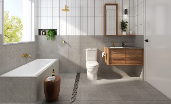Grey Matt Concrete Look Tile