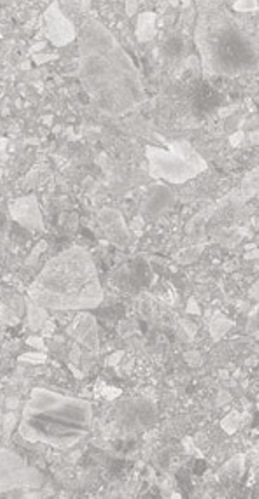 Cloud Grey Grip Terrazzo Look Vintage Porcelain Tile