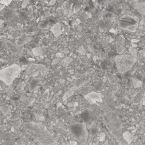 Fog Grey Grip Terrazzo Look Vintage Porcelain Tile