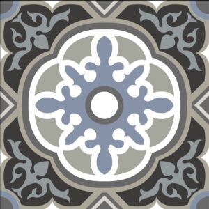 Blossom Blue & Grey Matt Bold