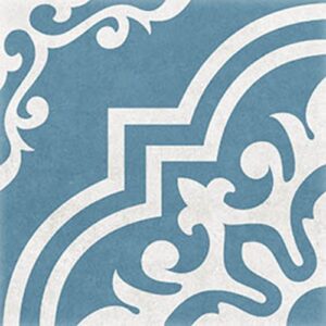 French Blue Matt Provence Artisan Encaustic Look