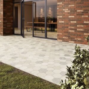 Grey-white Matt Hex Rustico