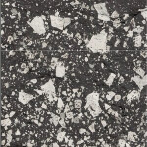 Black-grey Outdoor Large Porcelain Chip Terrazzo Style Tile