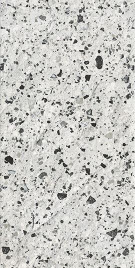 Silver-grey Matt Large Porcelain Chip Terrazzo Tile