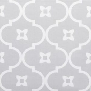 White Pattern / Silver Background Matt Arbor