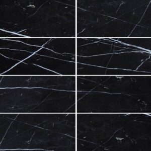 Nero Marquina Matt Subway Porcelain Tile