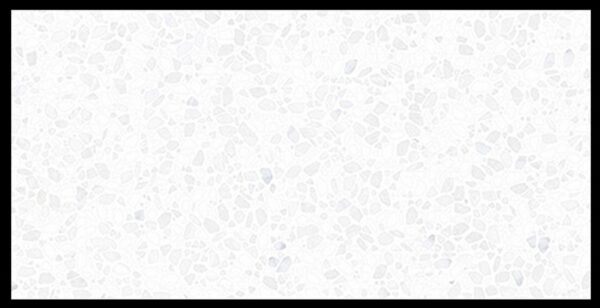 Arctic White Staccato Rhapsody Terrazzo Look Tile