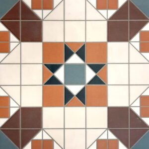Blakeneny Matt Coalition Tessellated Look Ceramic Tile