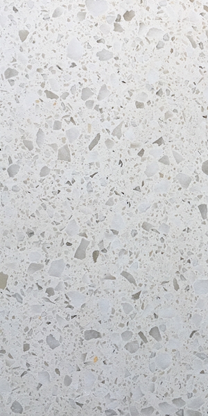 White Matt Terrazzo Acuto