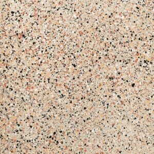 Ivory Matt Small Porcelain Chip Terrazzo Tile