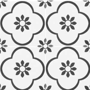 Clover Matt Encaustic Look Ceramic Tile