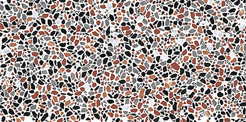 Terracotta Staccato Terrazzo Rhapsody
