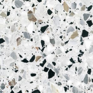 White Honed Roma Terrazzo Tile