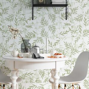 Green Mixed Fern Matt Degas Porcelain Tile