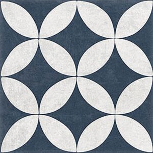 Navy Matt Oxford Artisan Encaustic Look Tile