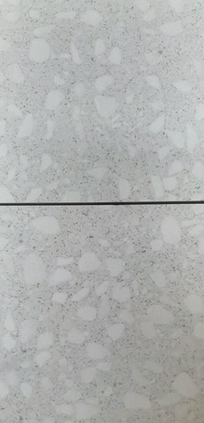 Mid Grey Matt Terrazzo Look Porcelain Tile