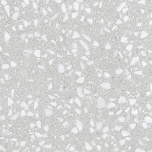 Light Grey Matt Terrazzo Look Porcelain Tile