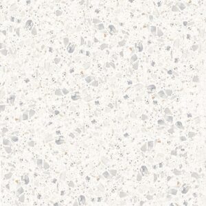White-grey Matt Terrazzo Look Porcelain Tile