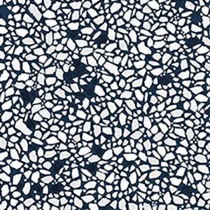 Navy Staccato Rhapsody Terrazzo Tile