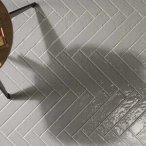 Grey Gloss Subway Floor Tile