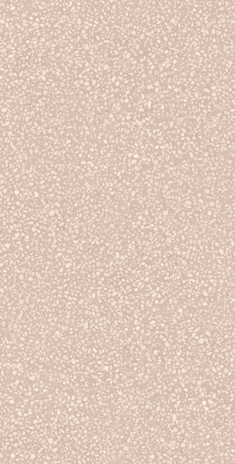 Coral Pink Matt Terrazzo Look Tile