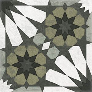 Shire Green Matt Rapido Artisan Encaustic Look Tile
