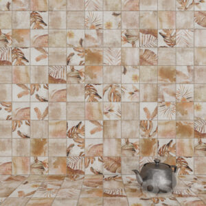 Brown-mix Pattern & Plain Matt Jungle
