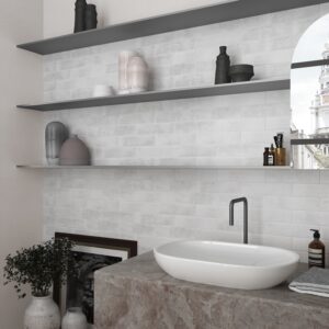 White-grey Mix Matt Subway