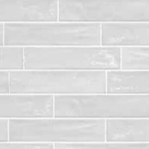 White Variegated Tones Gloss Subway Tile