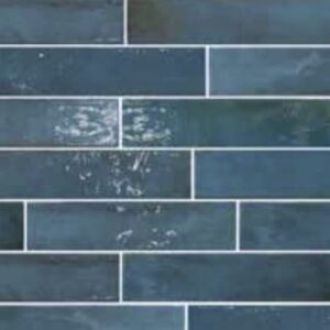 Blue Variegated Tones Gloss Subway Tile