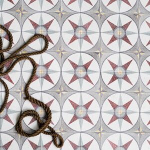 Compass Large Sibella Court Tradewinds Encaustic