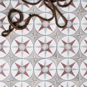 Compass Small Matt Tradewinds Encaustic