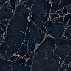 Black Gold Marble Look Gloss Tile