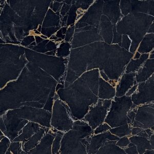 Black Gold Marble Look Matt Tile