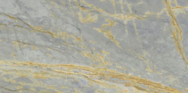 Grey Gold Marble Look Gloss Tile