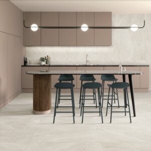 Cream in Out Stone Look Porcelian Tile