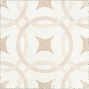 Salmon Pink Matt Encaustic Look Tile