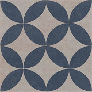 Sable Panama Blue Matt Oxford Artisan Encaustic Look Tile