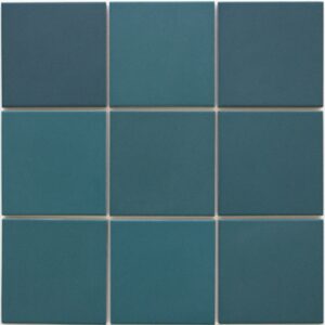 Mid Green Mix Matt Porcelian Tile