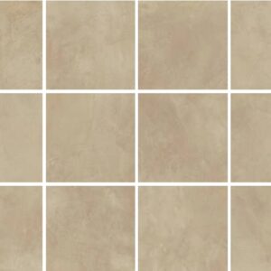 Beige Matt Encaustic Look Tile