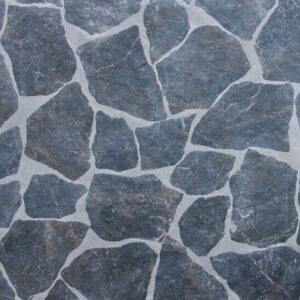 Black Crazy Pave Matt Porcelian Tiles