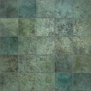 Green Gloss Bali Stone Look Porcelain Tile