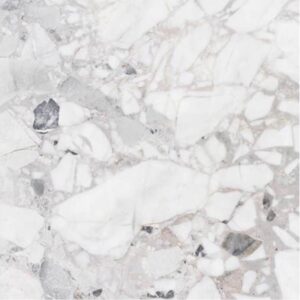 Light Grey Matt Breccia Stone Look Porcelain Tile