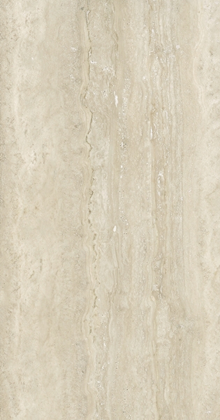 Beige Vein Cut Travertine Look in/Out Porcelain Tile